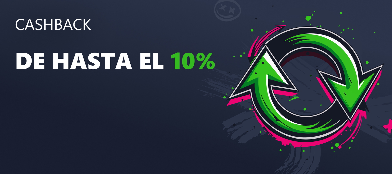 Cashback diario hasta un 10%