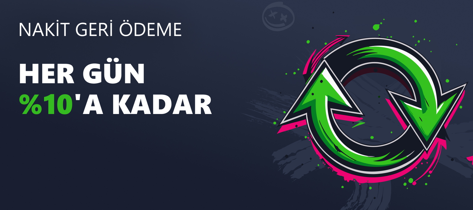 Günlük %10'a kadar Cashback